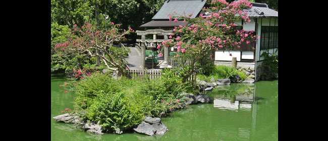 京都洛中厳島神社 (上京区):池の弁天さん