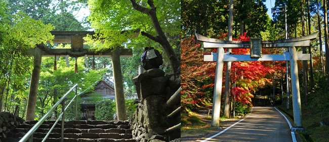 京都綴喜郡猿丸神社