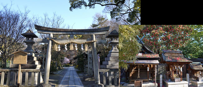 京都上京区宗像神社:御所の弁天様